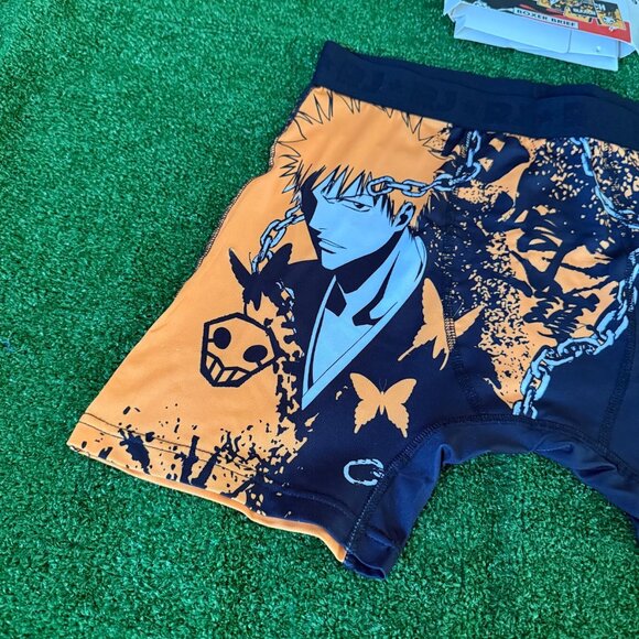 Bleach Men's Boxer Briefs Ichigo Splatter All Over Print Underwear Size S NEW - Picture 4 of 11